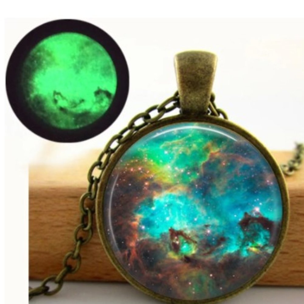 Cosmic Glo Cabochon Necklace